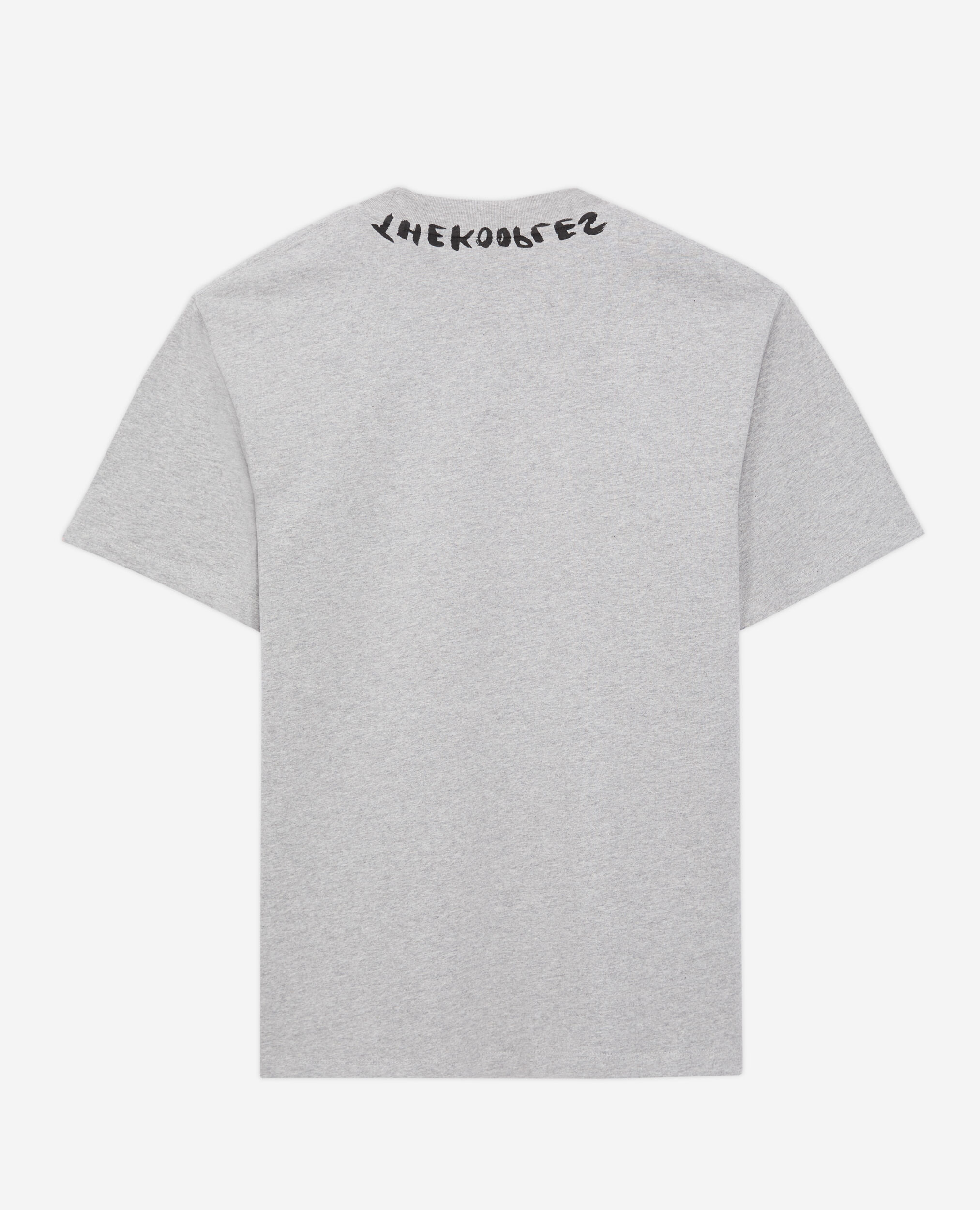 Men's grey t-shirt with logo, GREY MELANGE, hi-res image number null