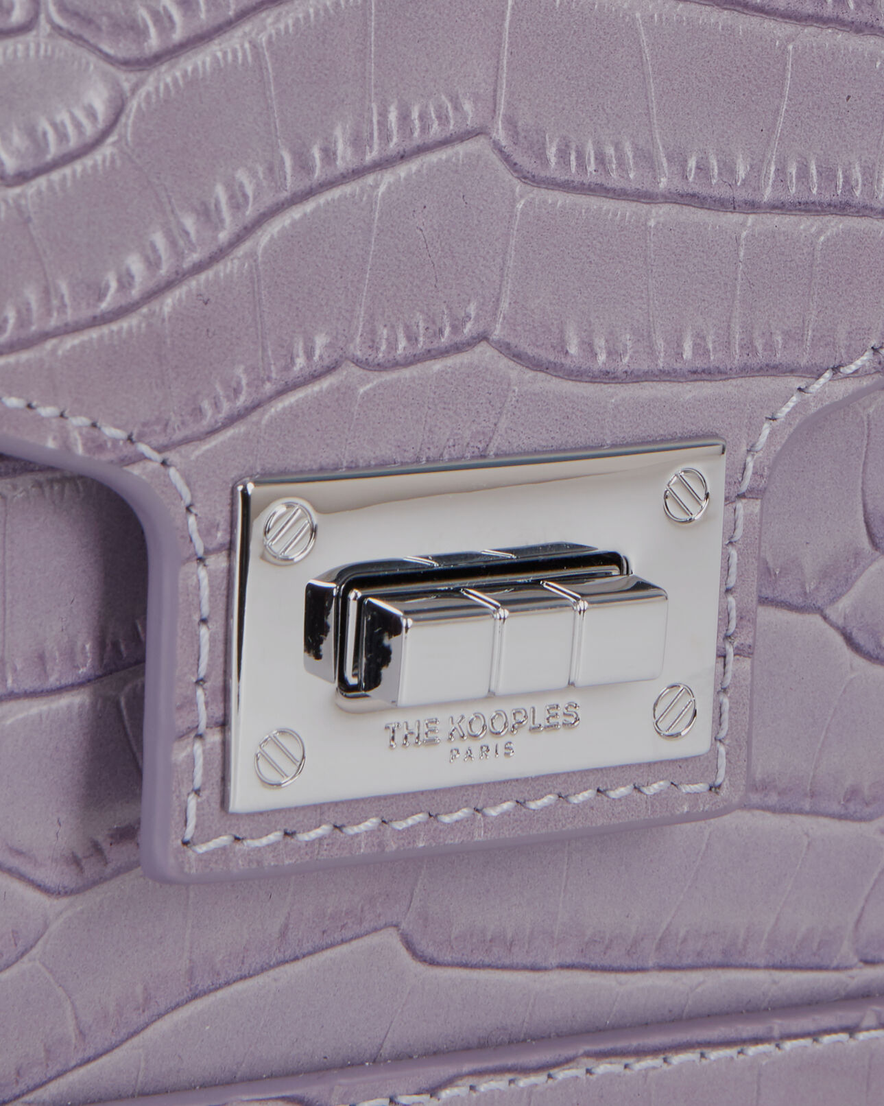 The Kooples FEMME LIGHT PURPLE sac emily small en cuir violet
