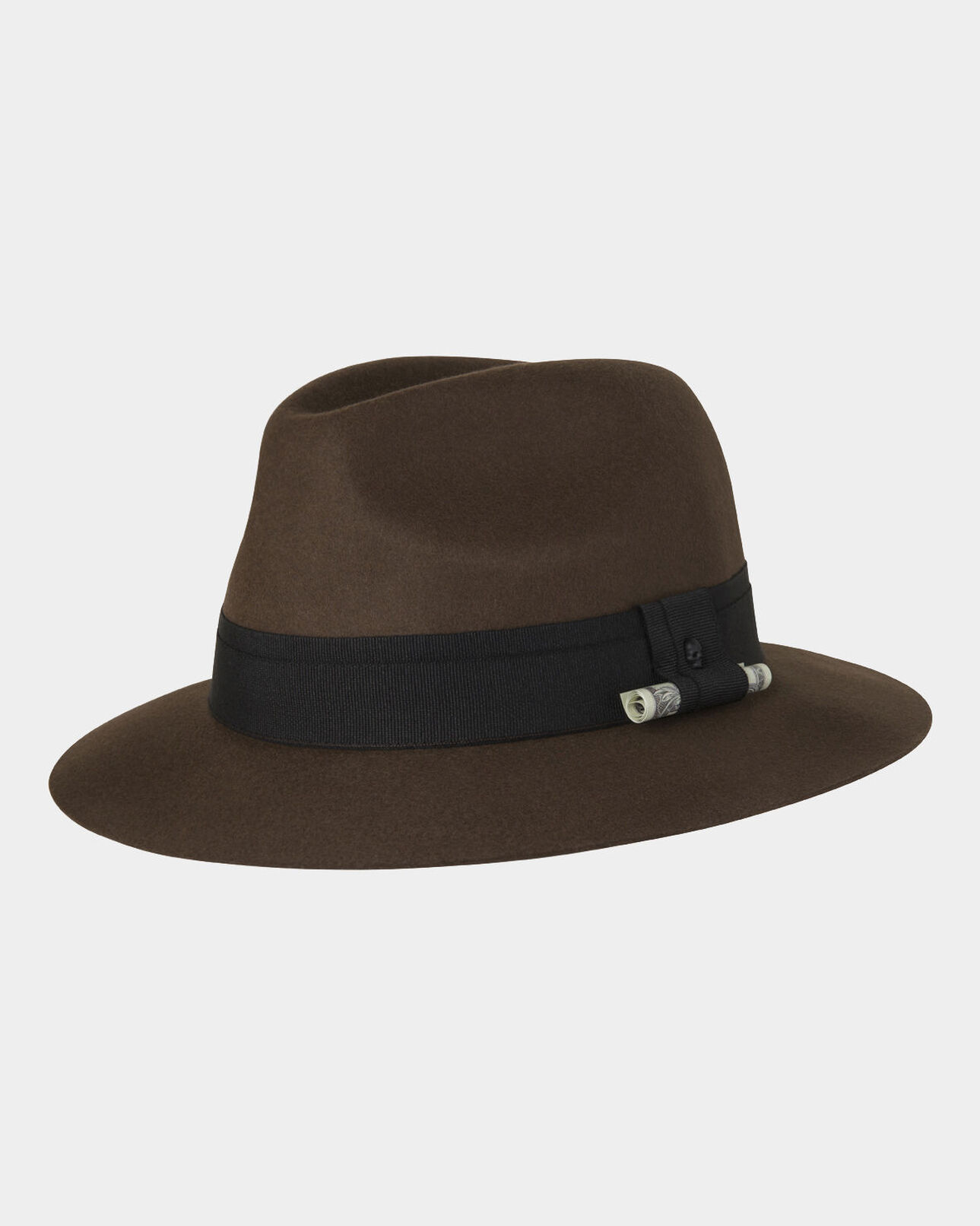 The Kooples HOMME TAUPE chapeau marron