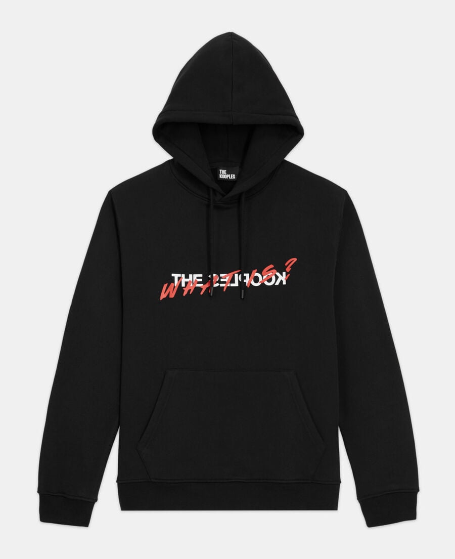 The Kooples MEN BLACK what is black hoodie