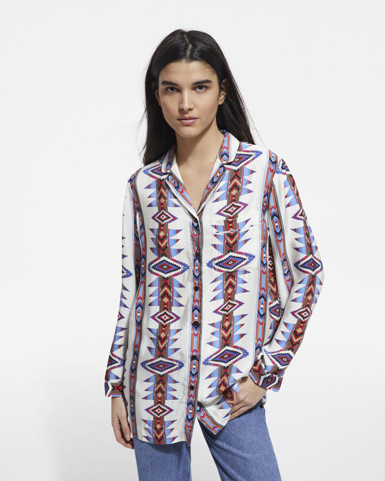 The Kooples FEMME MULTICOLOR chemise imprimée