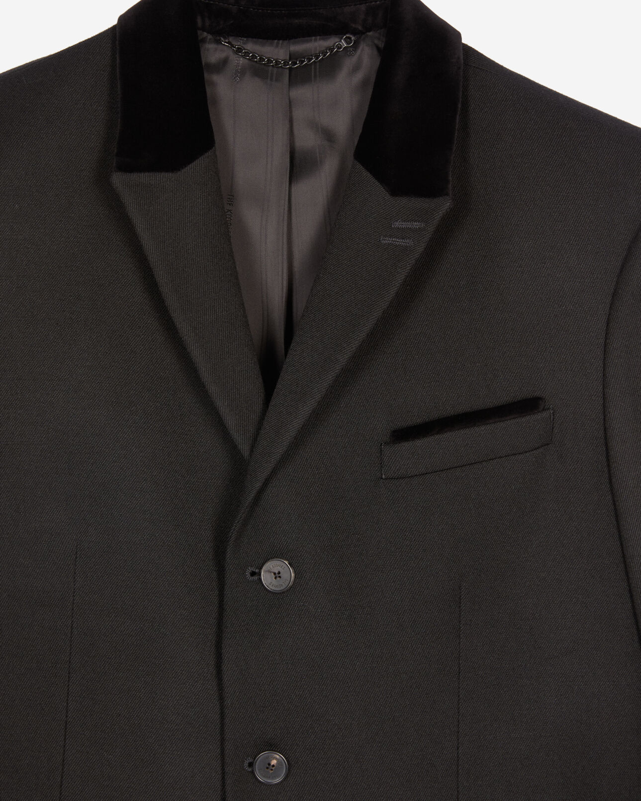 The Kooples MEN BLACK black wool blazer