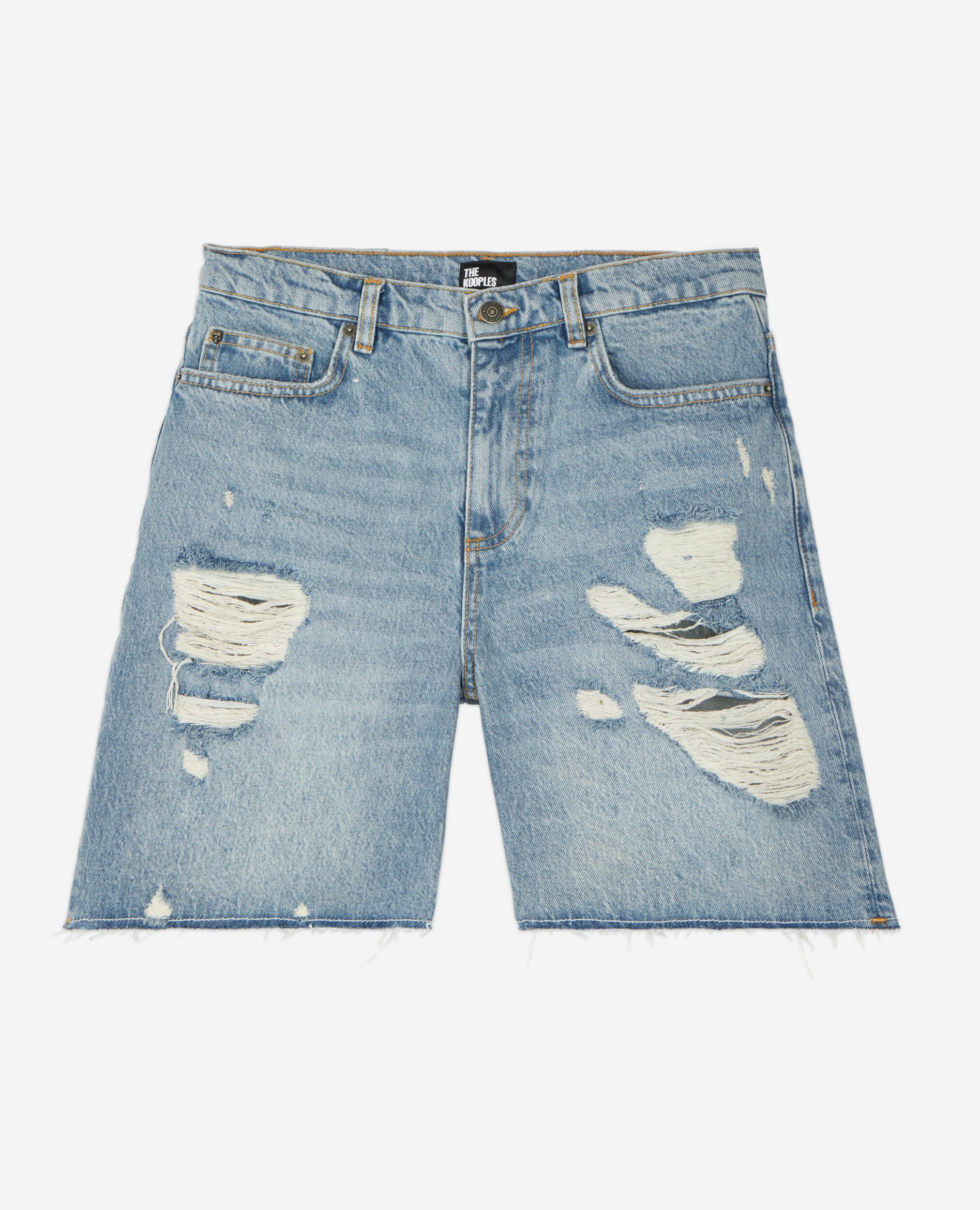Denim Bermuda shorts, MEDIUM BLUE, hi-res image number null