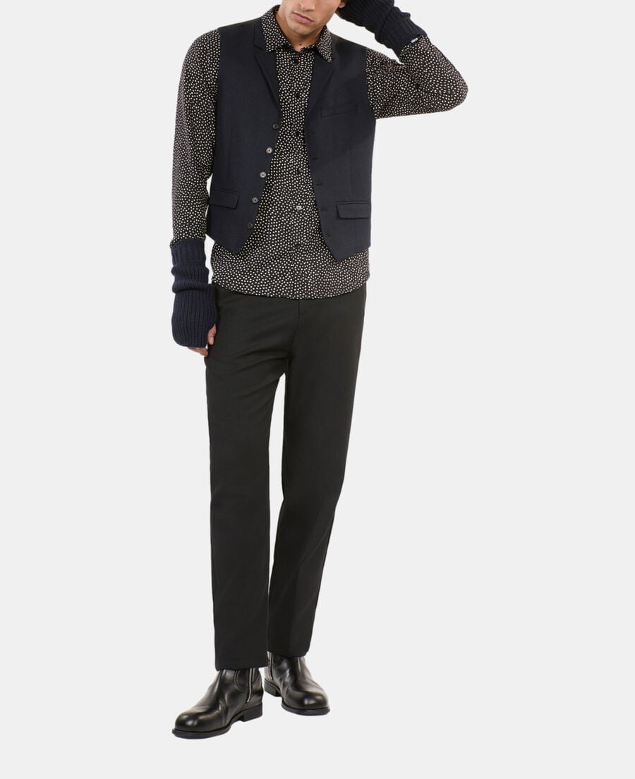 The Kooples UNISEX DARK BLUE blaue mütze aus wolle