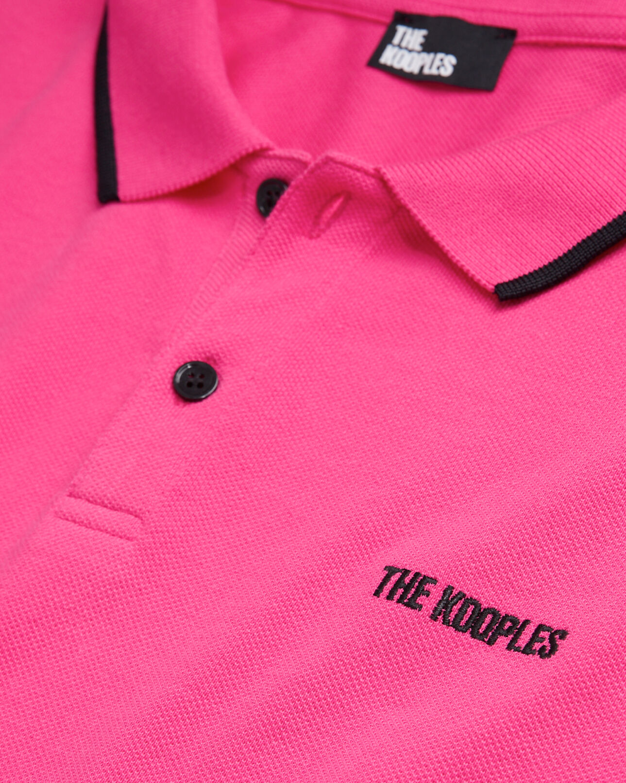 The Kooples HERREN PINK rosa poloshirt mit logo