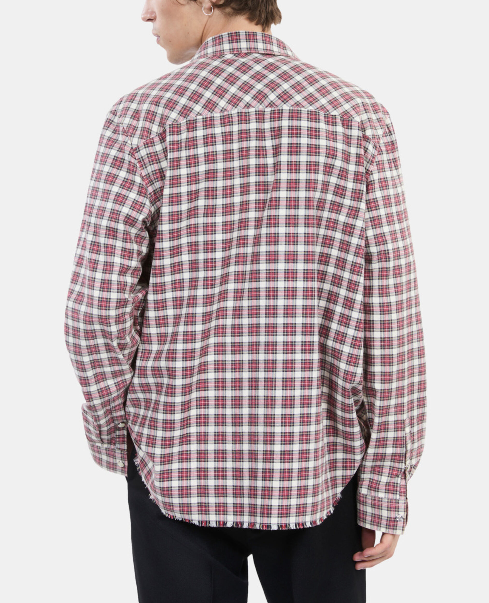 Chemise à carreaux, BLACK ECRU RED, hi-res image number null