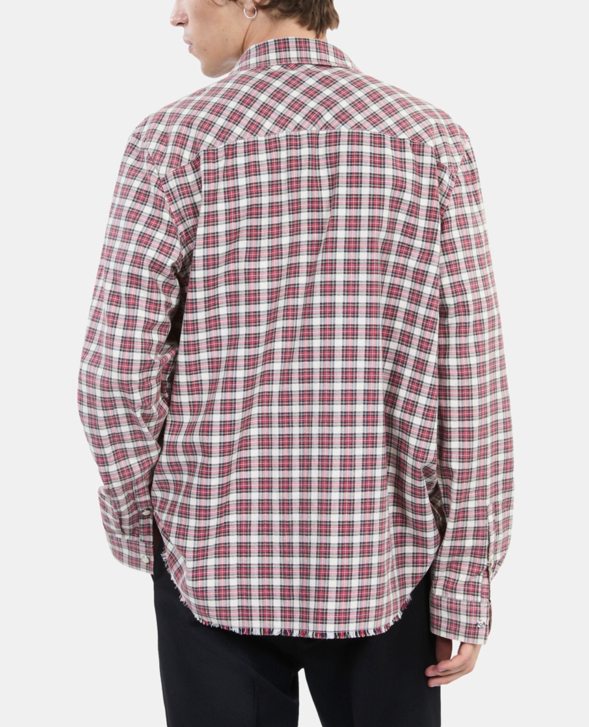 Chemise à carreaux, BLACK ECRU RED, hi-res image number null