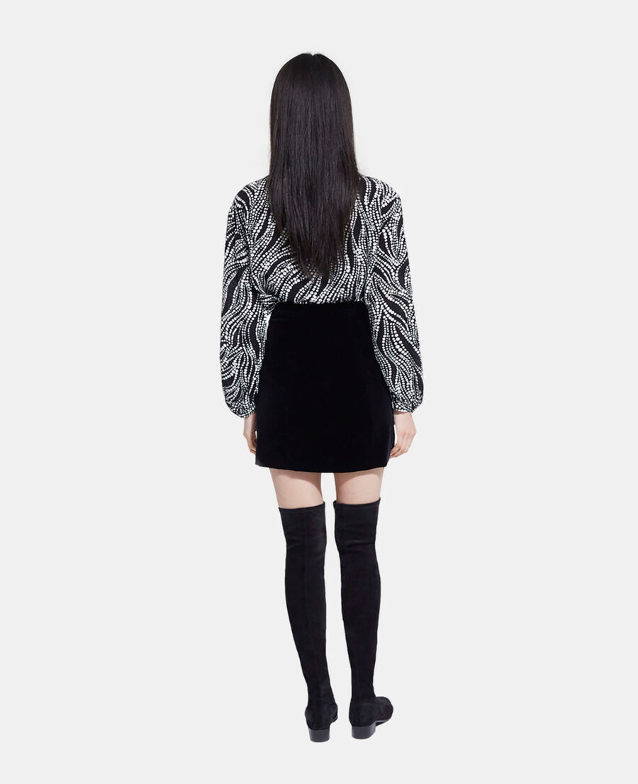 short black skirt