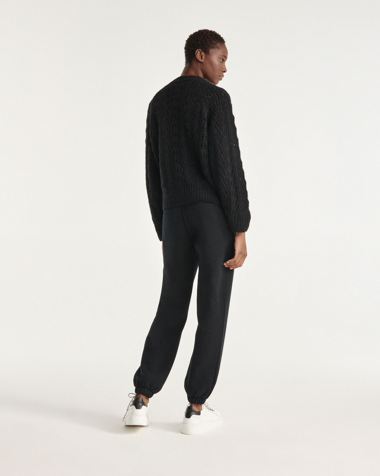 The Kooples WOMEN BLACK black logo jogging suit