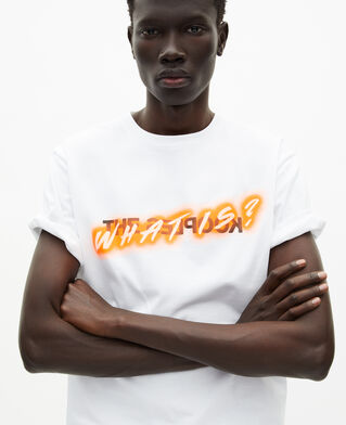 The Kooples MEN WHITE what is neon white t-shirt