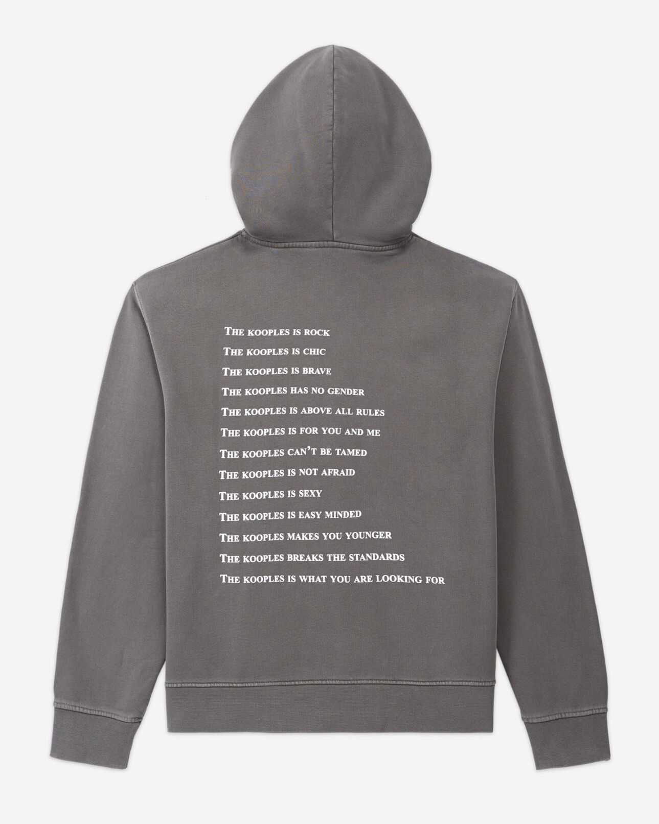 The Kooples FEMME GREY sweat gris capuche what is the kooples