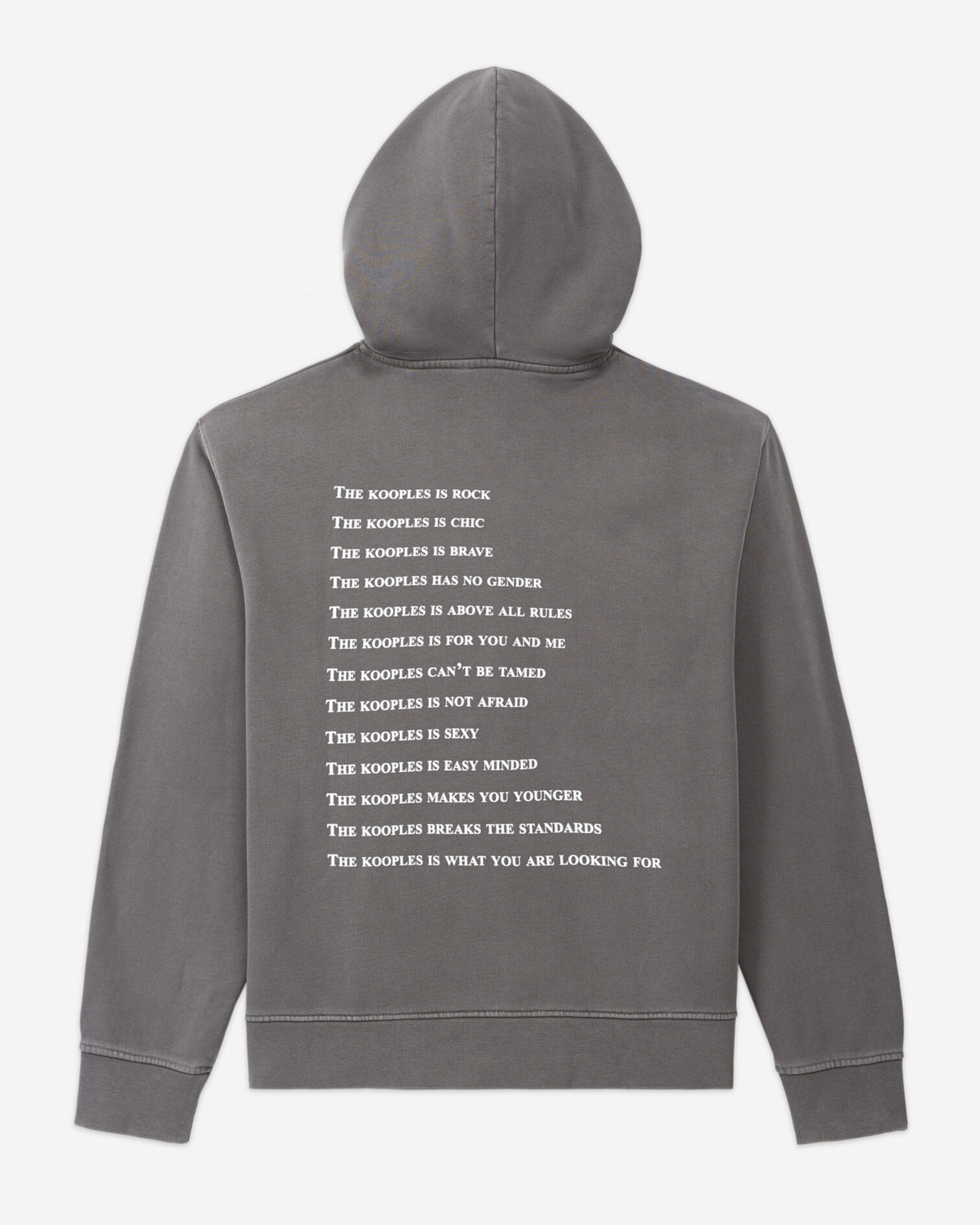 Sweat gris capuche What is The Kooples, GREY, hi-res image number null