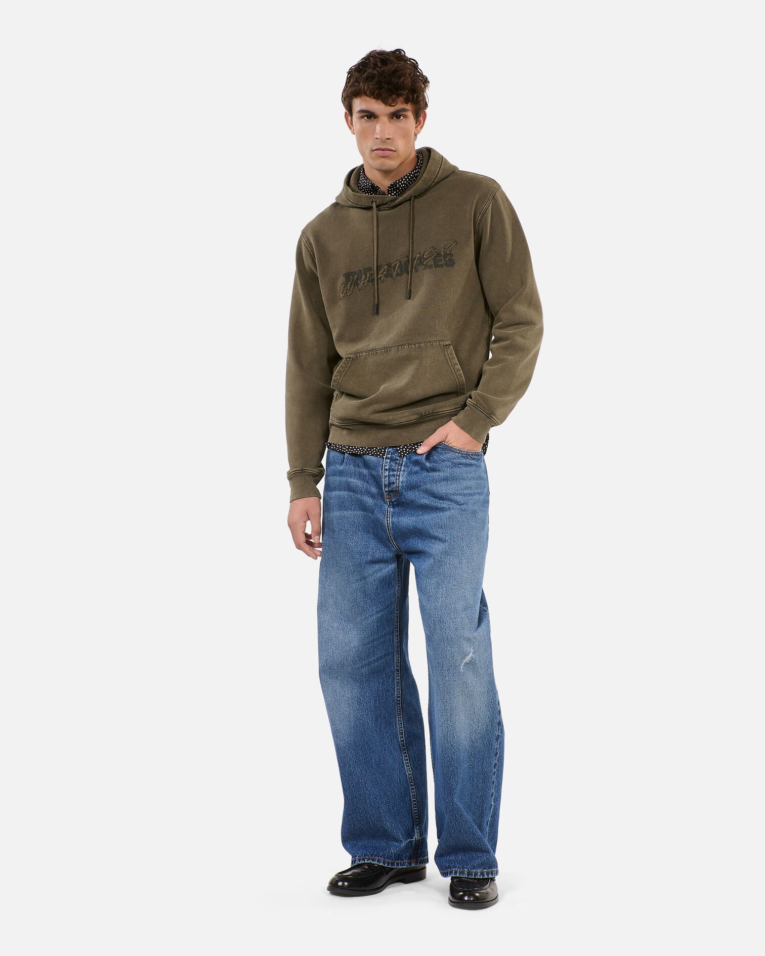 Khaki What is hoodie, KAKI, hi-res image number null