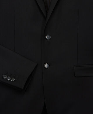 The Kooples MEN BLACK black wool suit fitted jacket