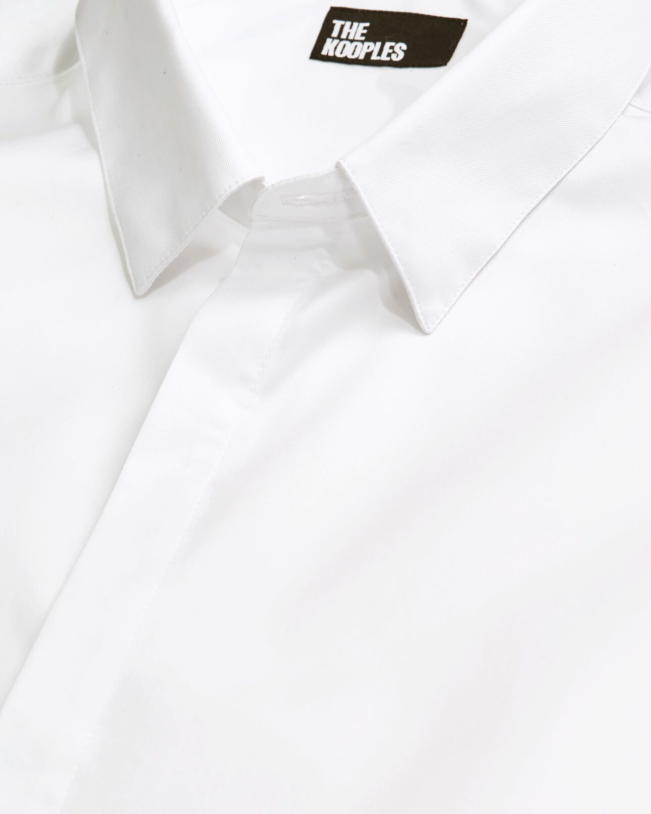 The Kooples HOMME WHITE chemise col classique blanche