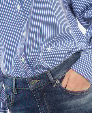 The Kooples F BLUE WHITE striped shirt