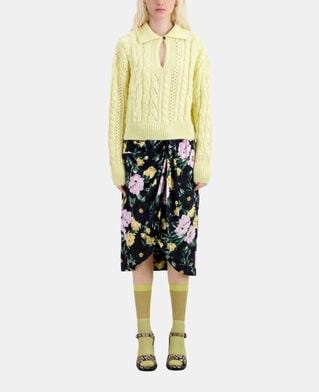 The Kooples F YELLOW yellow wool-blend sweater