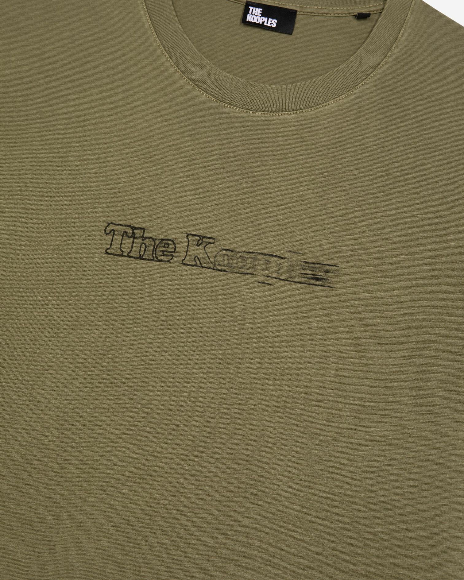 T-shirt avec logo effet vintage kaki, KAKI, hi-res image number null