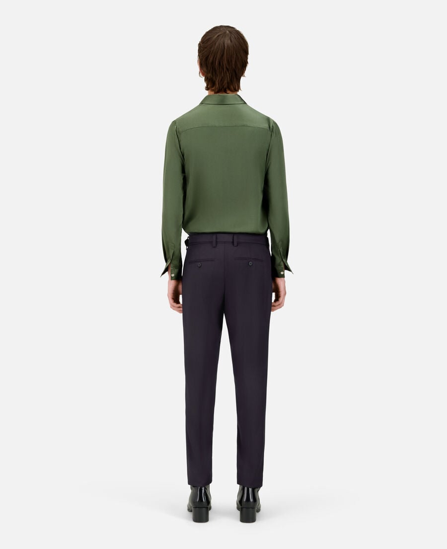 The Kooples H DARK NAVY super 100s navy wool suit pants