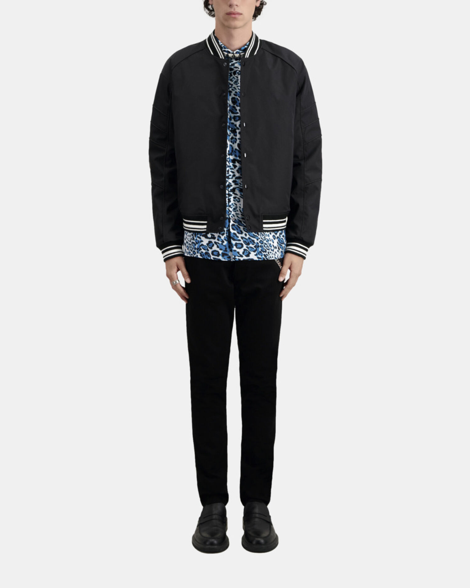 Blouson noir, BLACK, hi-res image number null