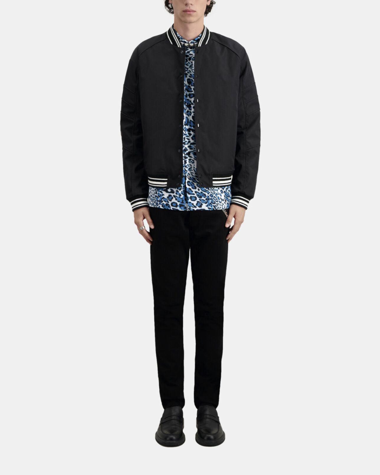 The Kooples HOMME BLACK blouson noir