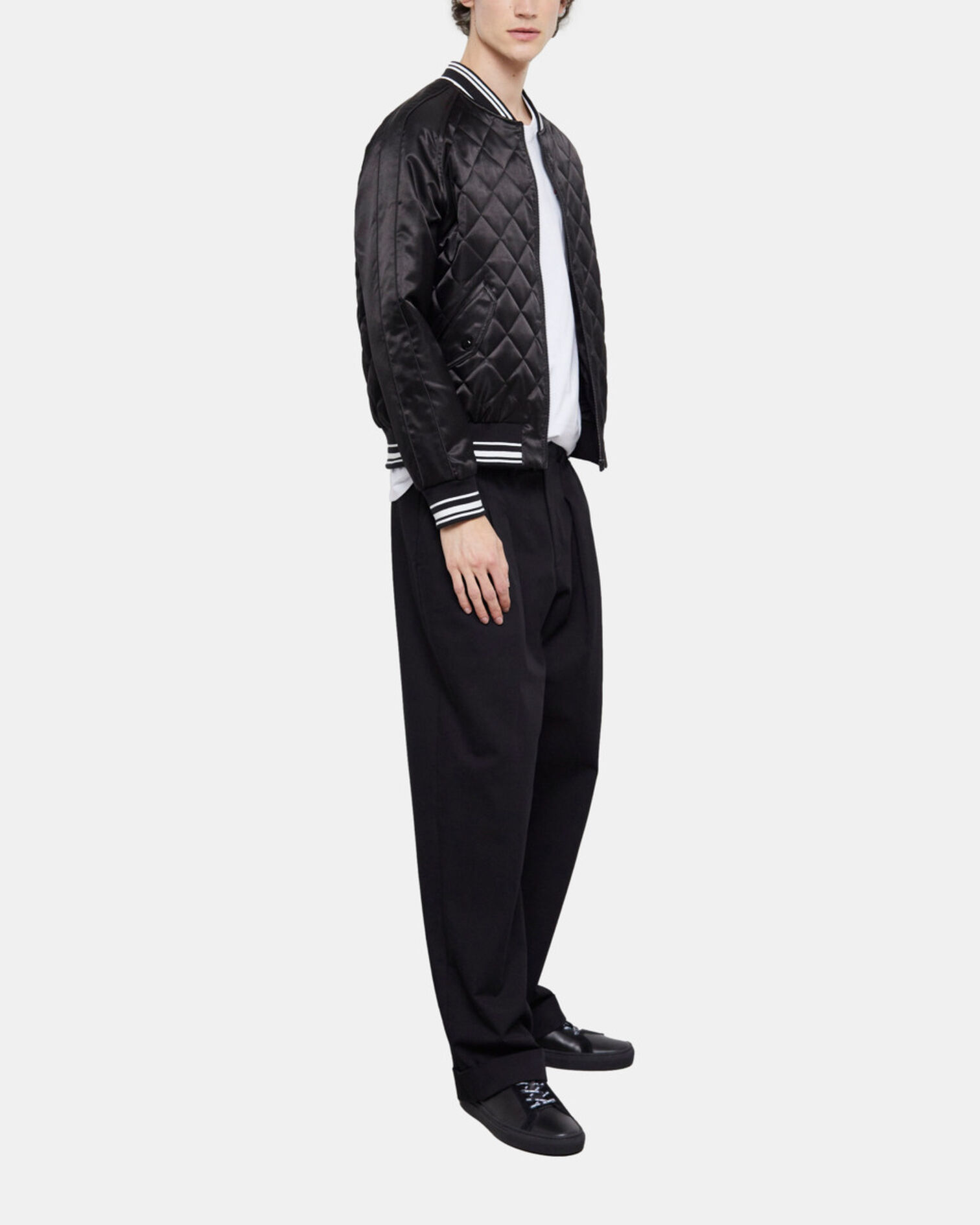 Embroidered black jacket, BLACK, hi-res image number null