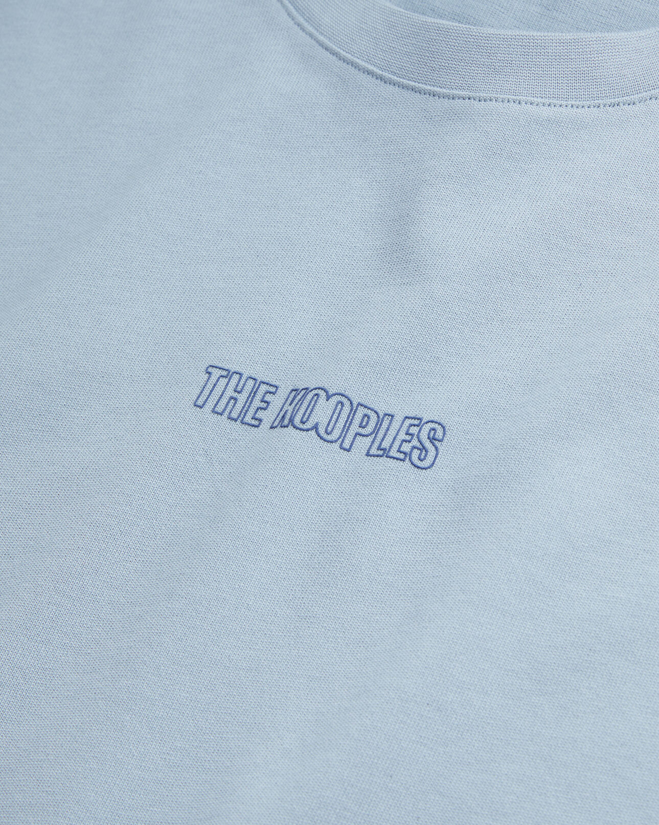 The Kooples HOMBRE BLUE GREY camiseta azul logotipo para hombre