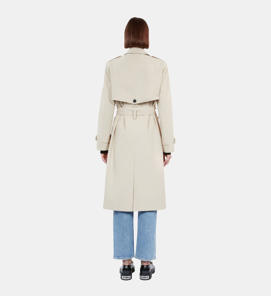 Trench online beige long
