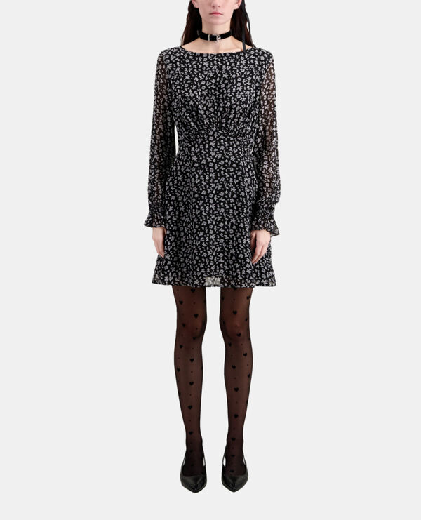 short printed dress