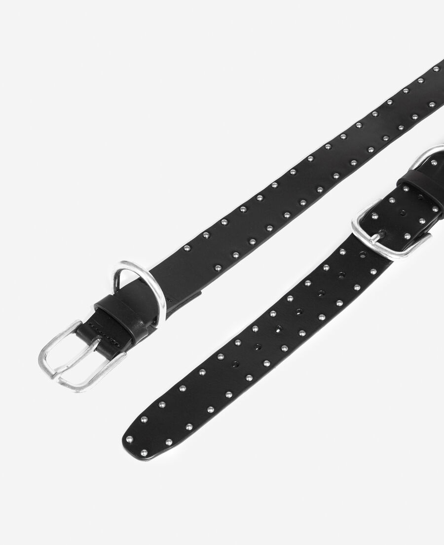 High-waist belt with double buckle | The Kooples