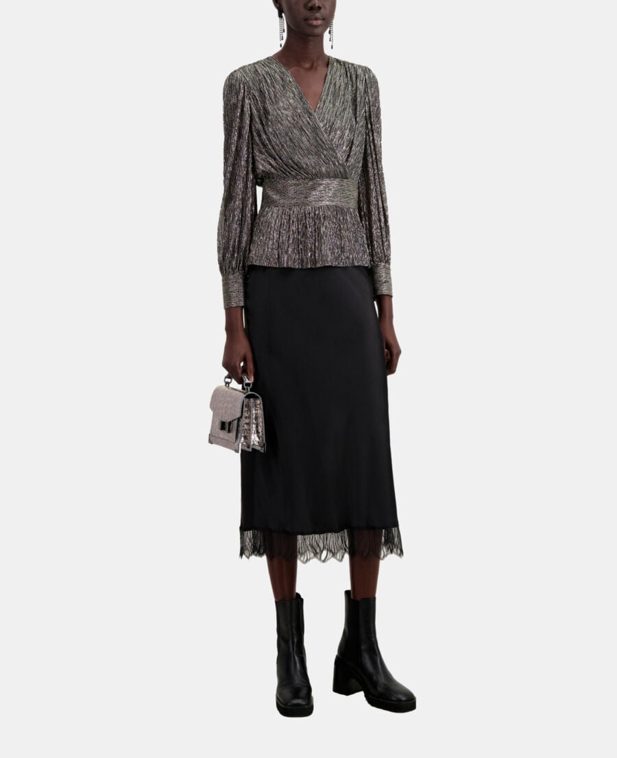 The Kooples WOMEN SILVER silver top