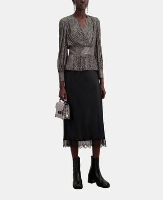 The Kooples WOMEN SILVER silver top