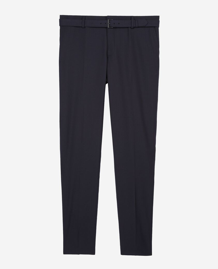 The Kooples HOMME DARK NAVY pantalon de costume super 100's en laine marine