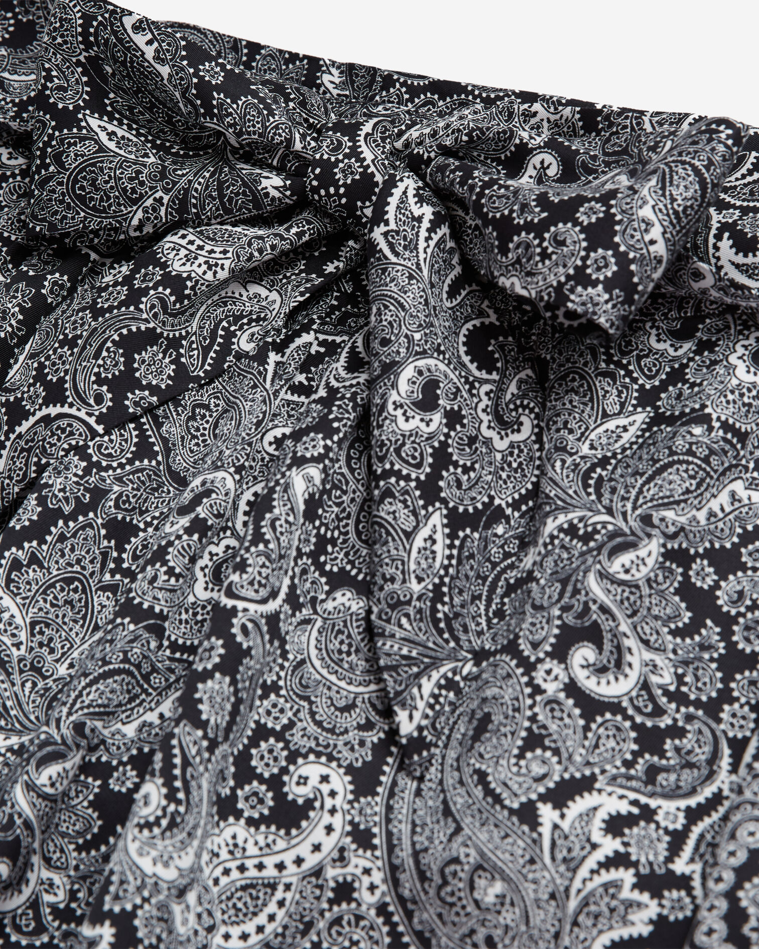 Kurzer Rock mit Print, BLACK WHITE, hi-res image number null
