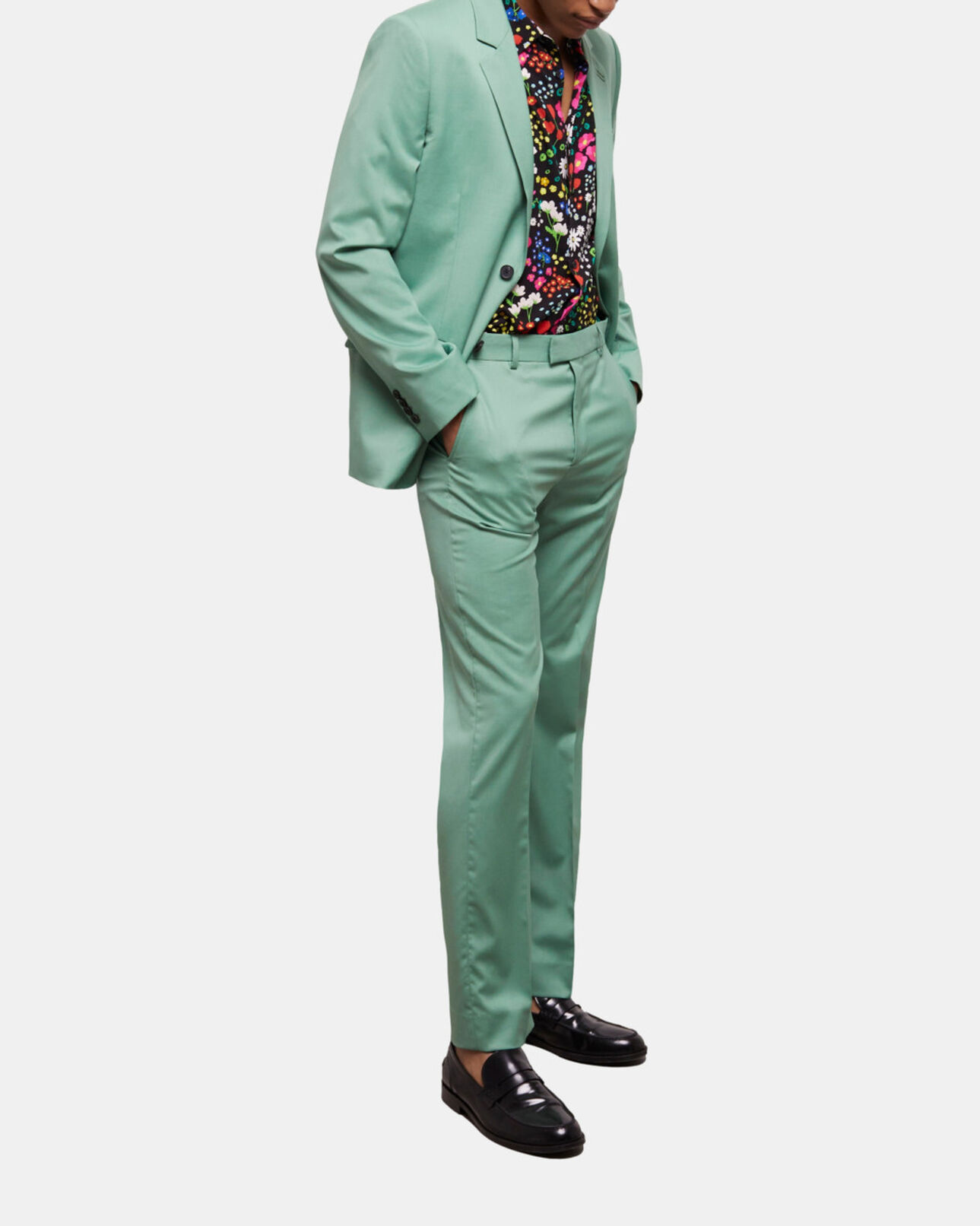 The Kooples MEN GREEN green wool suit jacket
