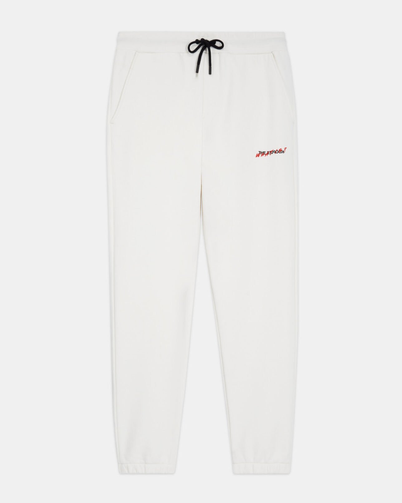 The Kooples HOMME ECRU jogging écru imprimé what is