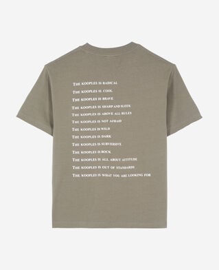 The Kooples WOMEN OLIVE KAKI khaki what is t-shirt