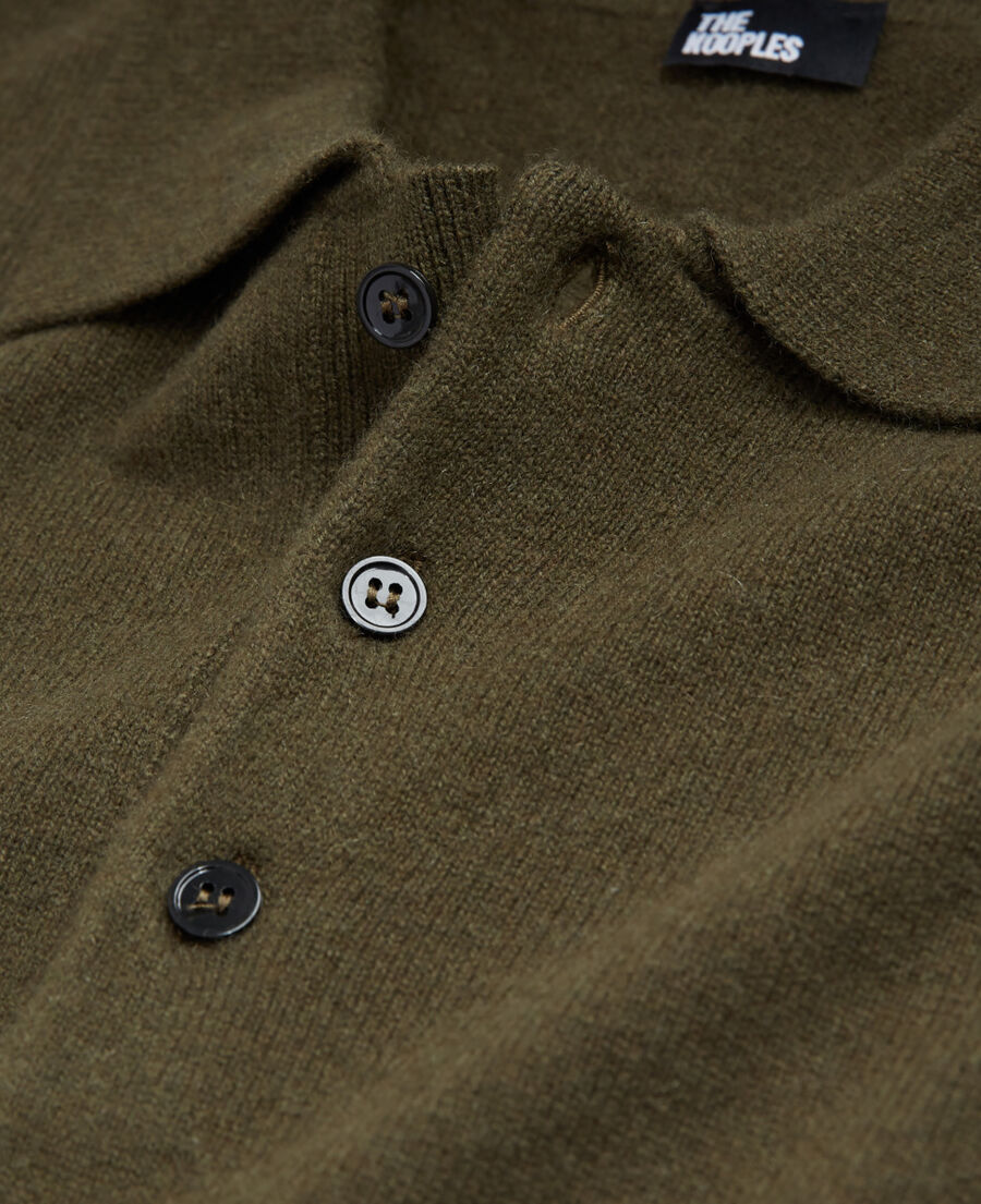 khaki cashmere sweater