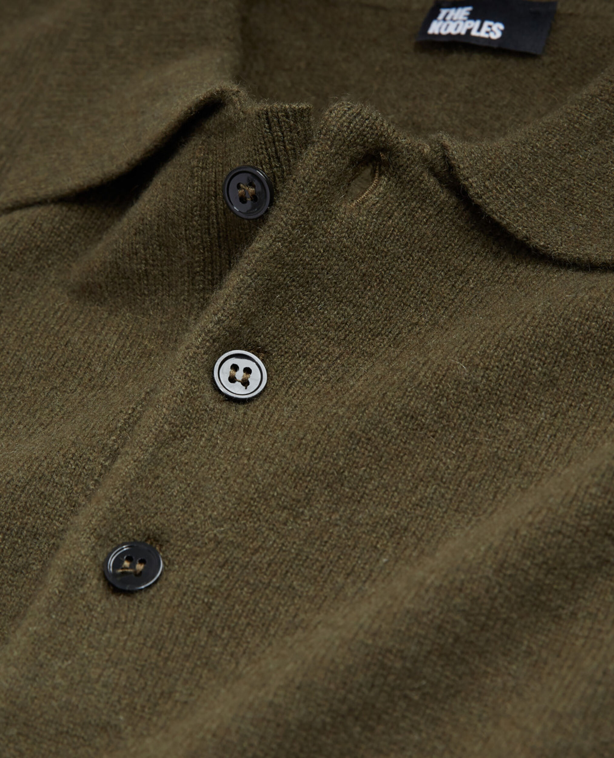 Khaki cashmere sweater, ALGUE, hi-res image number null