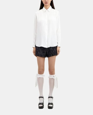 The Kooples F ECRU ecru silk shirt