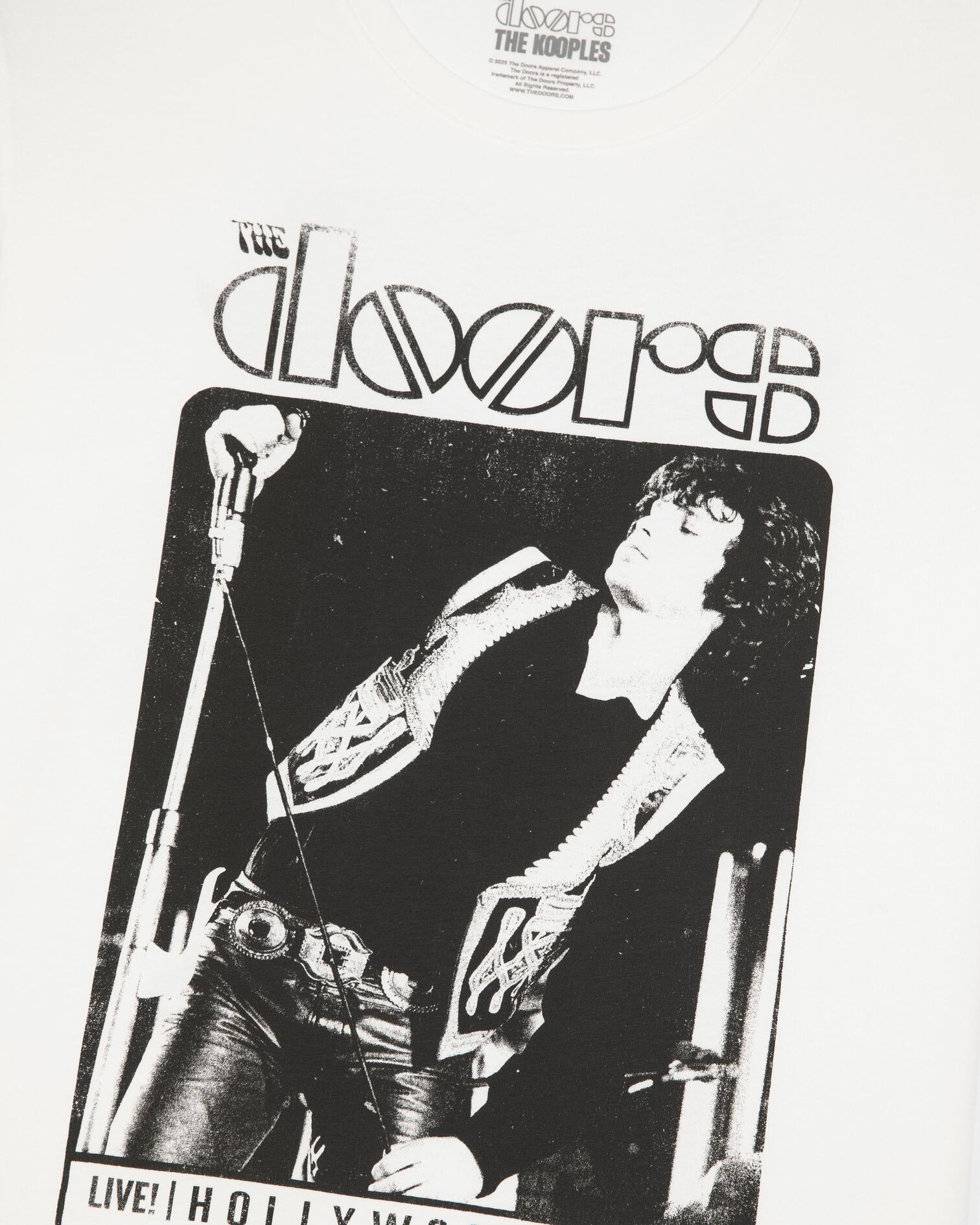 Ecrufarbenes T-Shirt von The Doors X The Kooples, ECRU, hi-res image number null