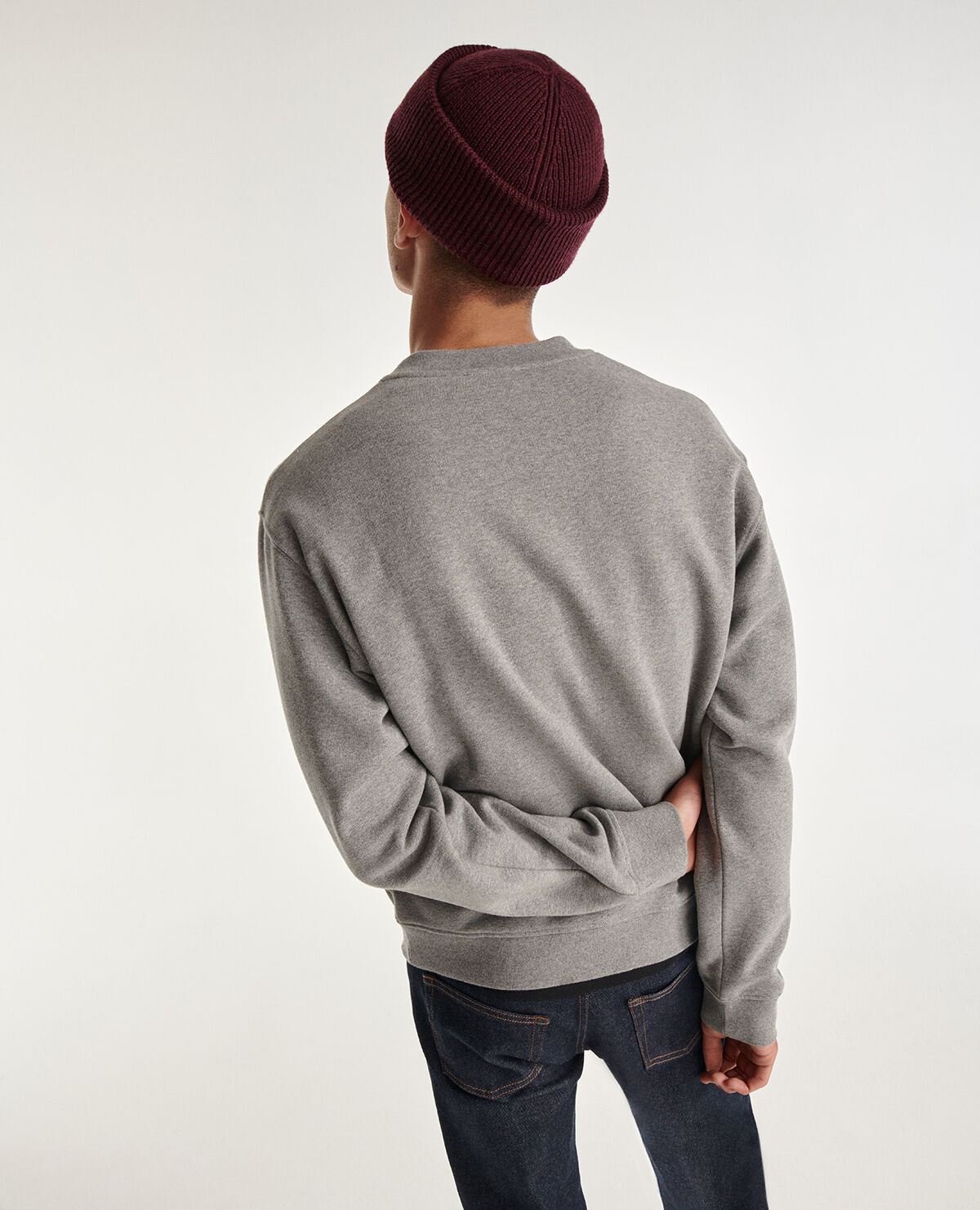 Gray cotton on sale sweatshirt