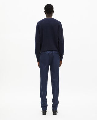 The Kooples HOMME NAVY pantalon droit marine