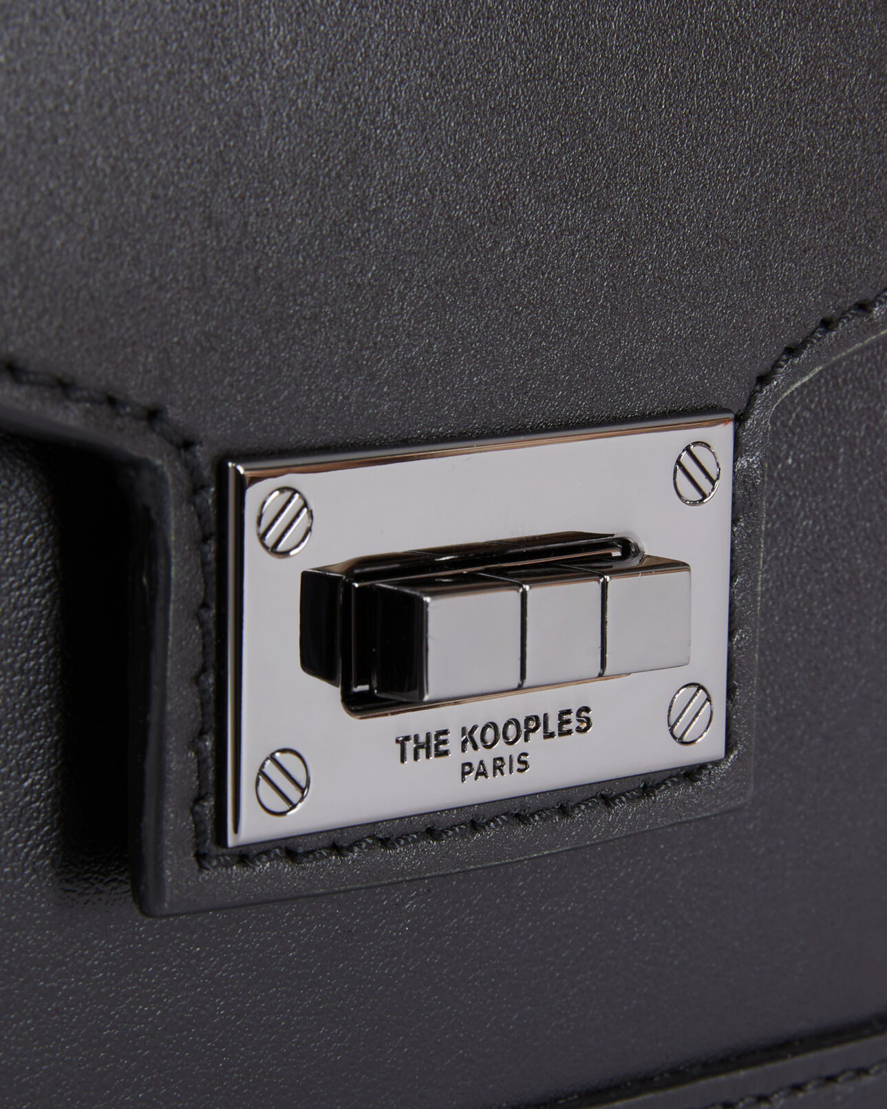 The Kooples DAMEN BLACK kleine tasche emily aus schwarzem leder