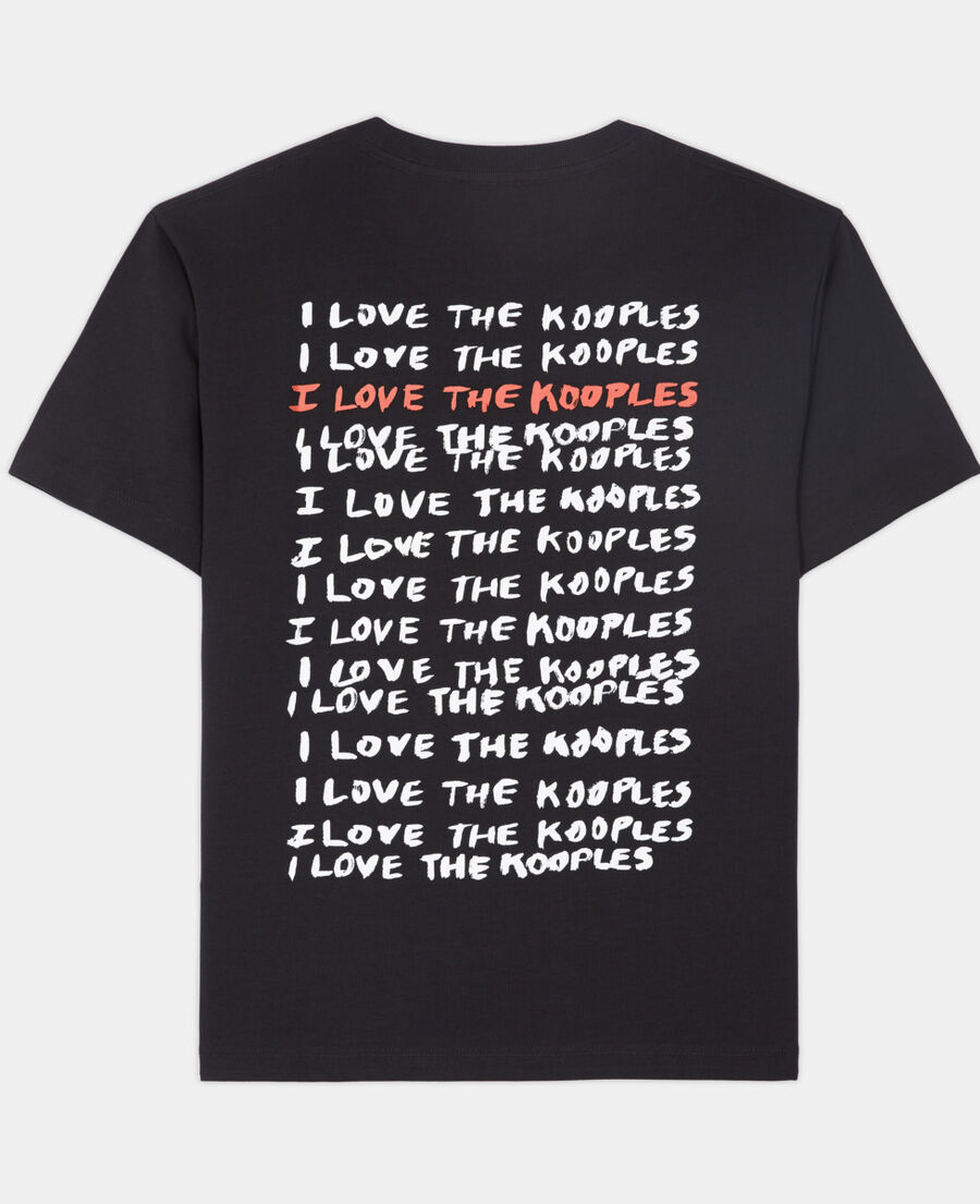 women's i love kooples black t-shirt