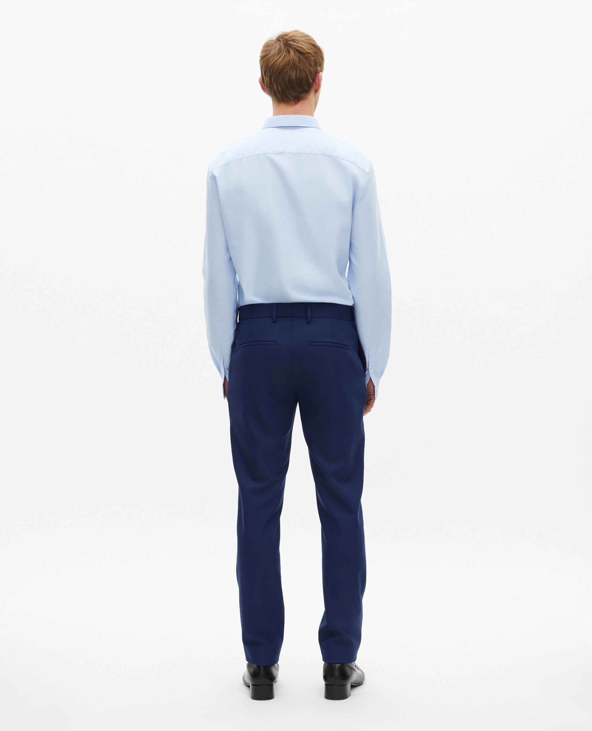 Blue suit pants, NAVY, hi-res image number null