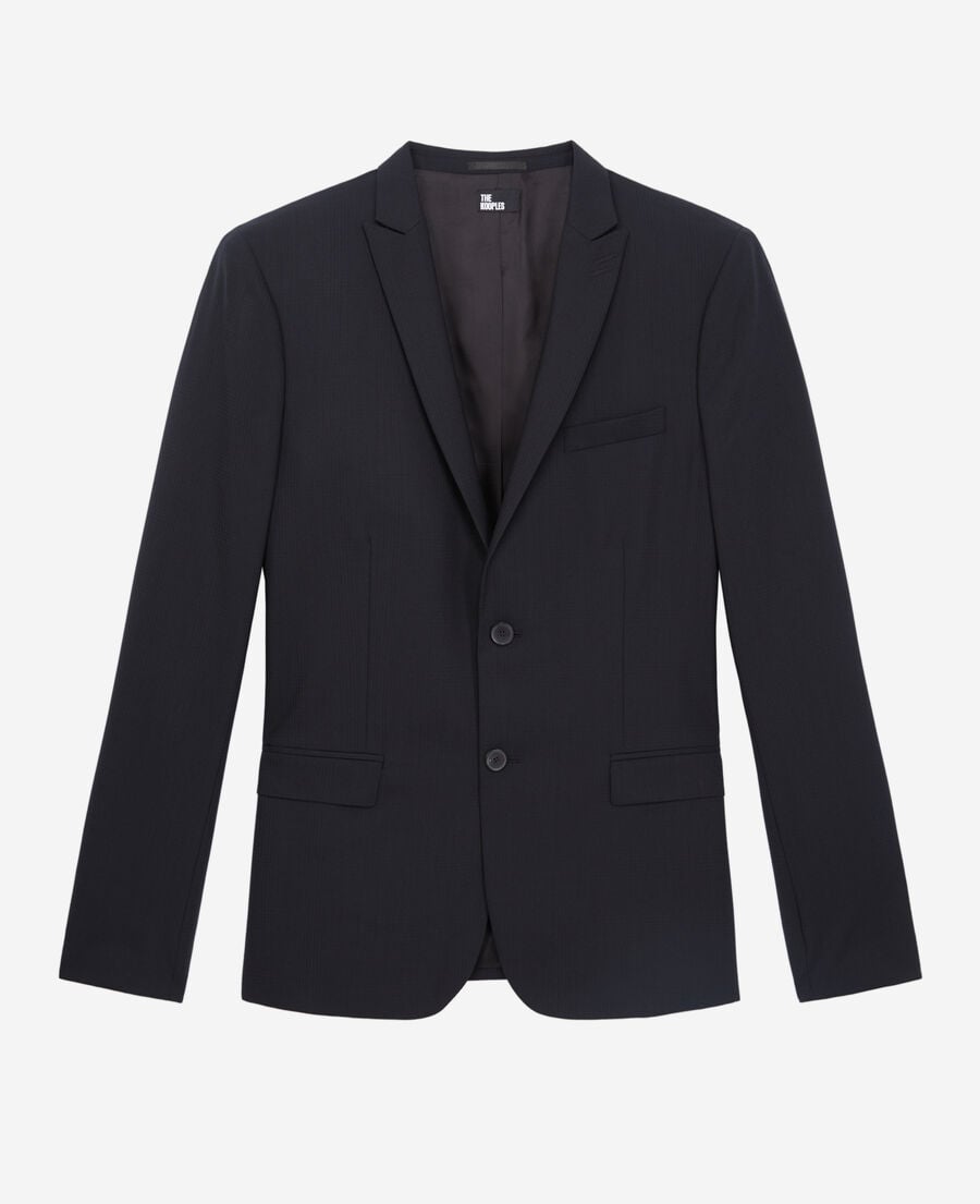 The Kooples HERREN DARK NAVY marineblaue anzugjacke aus wolle