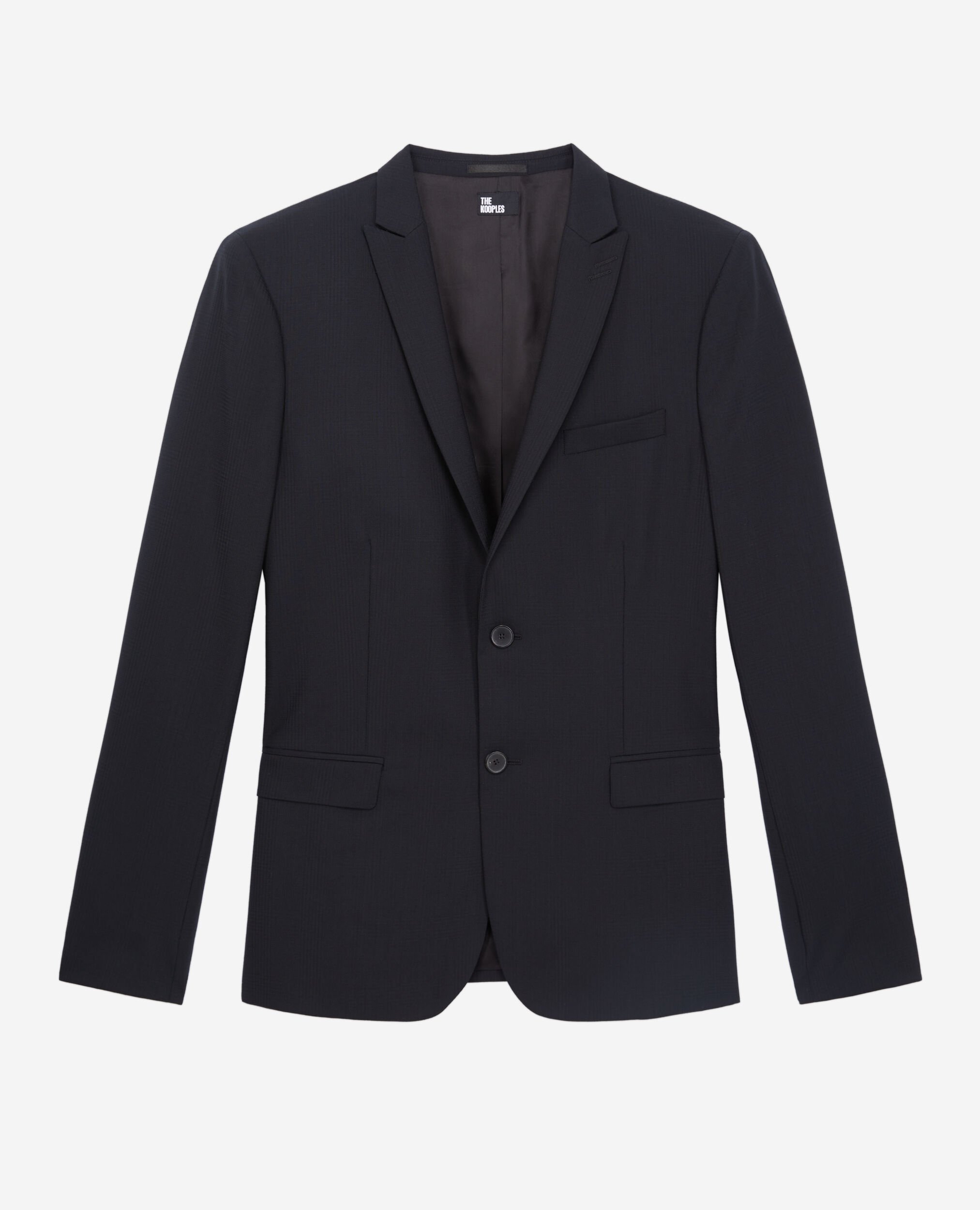 Marineblaue Anzugjacke aus Wolle, DARK NAVY, hi-res image number null