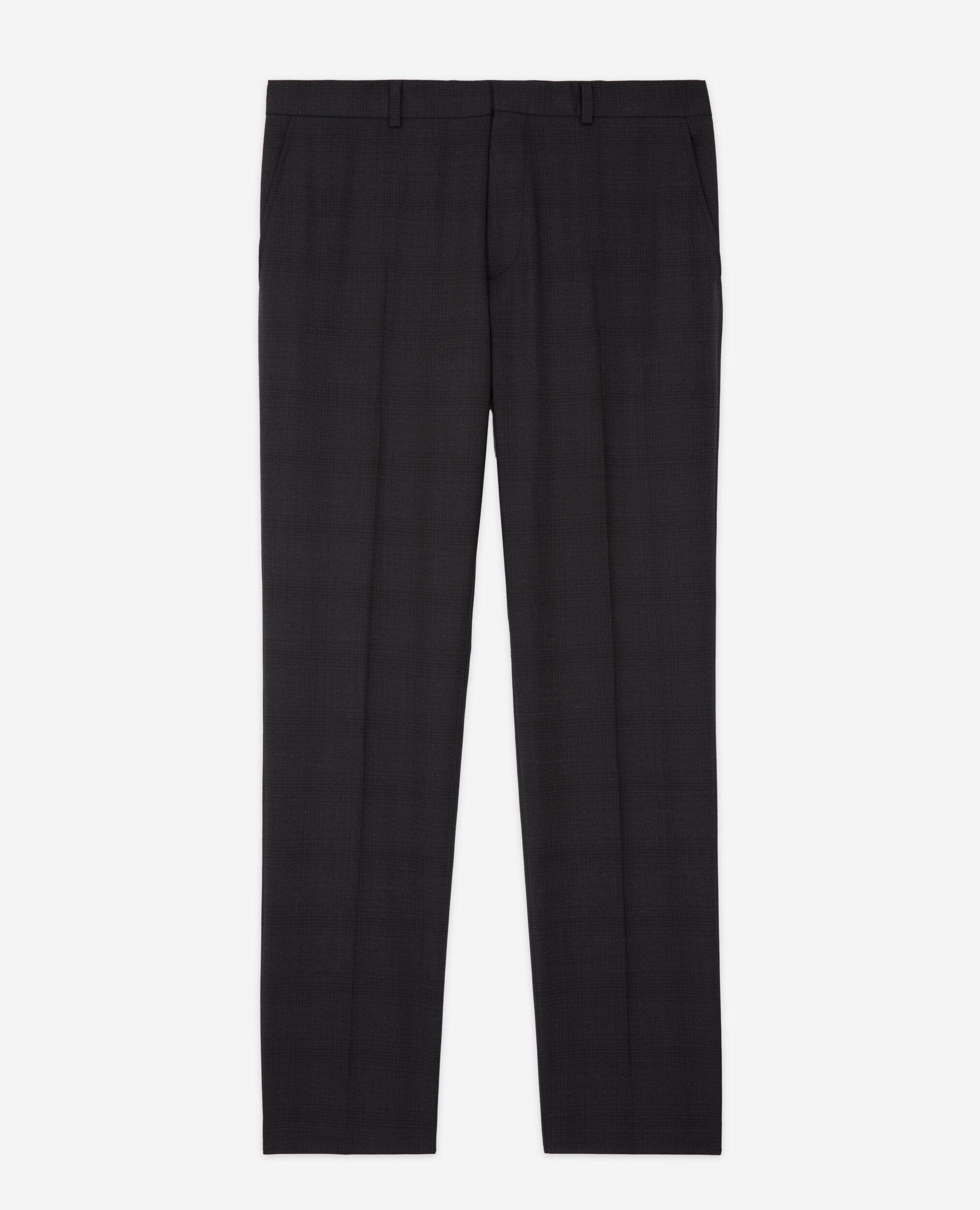 Pantalon de costume à motif, BLACK, hi-res image number null