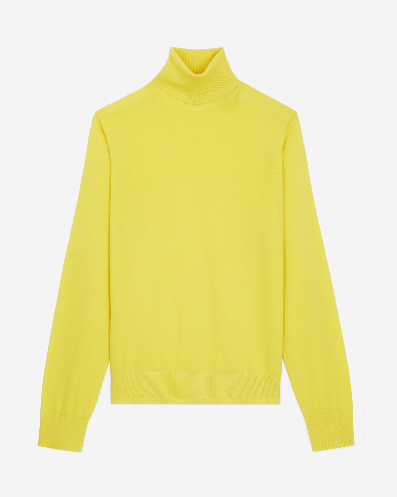 The Kooples MEN YELLOW yellow merino wool sweater